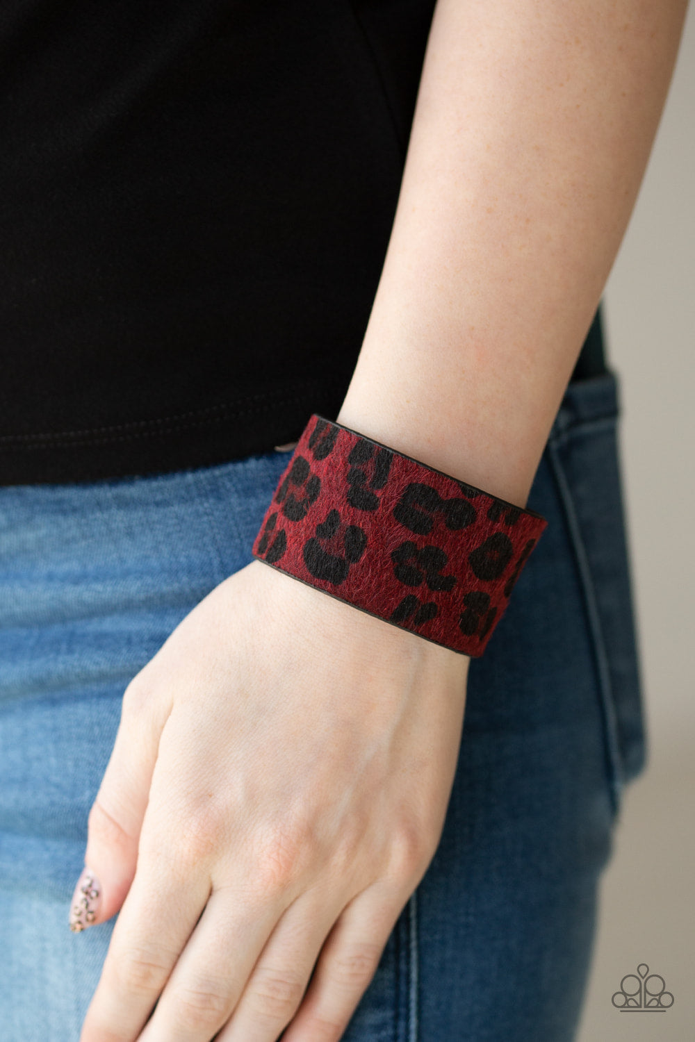 Cheetah Cabana - Red - Bracelets - Paparazzi Accessories